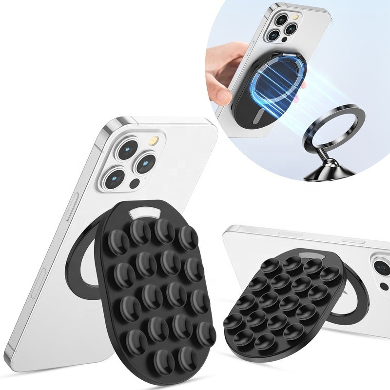 Support téléphone à Aspiration et aimant